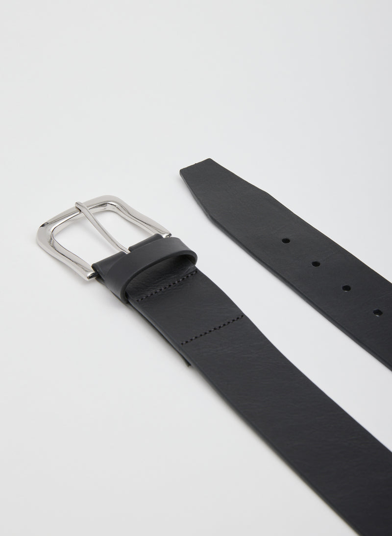 Arthur Leather Belt Black-2