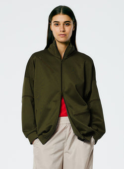 Active Knit Zipper Detailed Track Jacket – Tibi Official