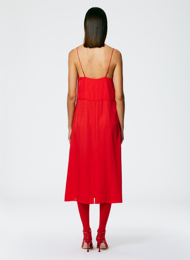 The Slip Dress Red-4