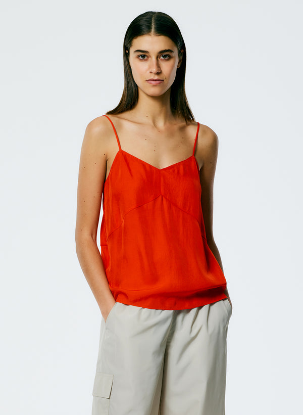 The Slip Cami - Red-2