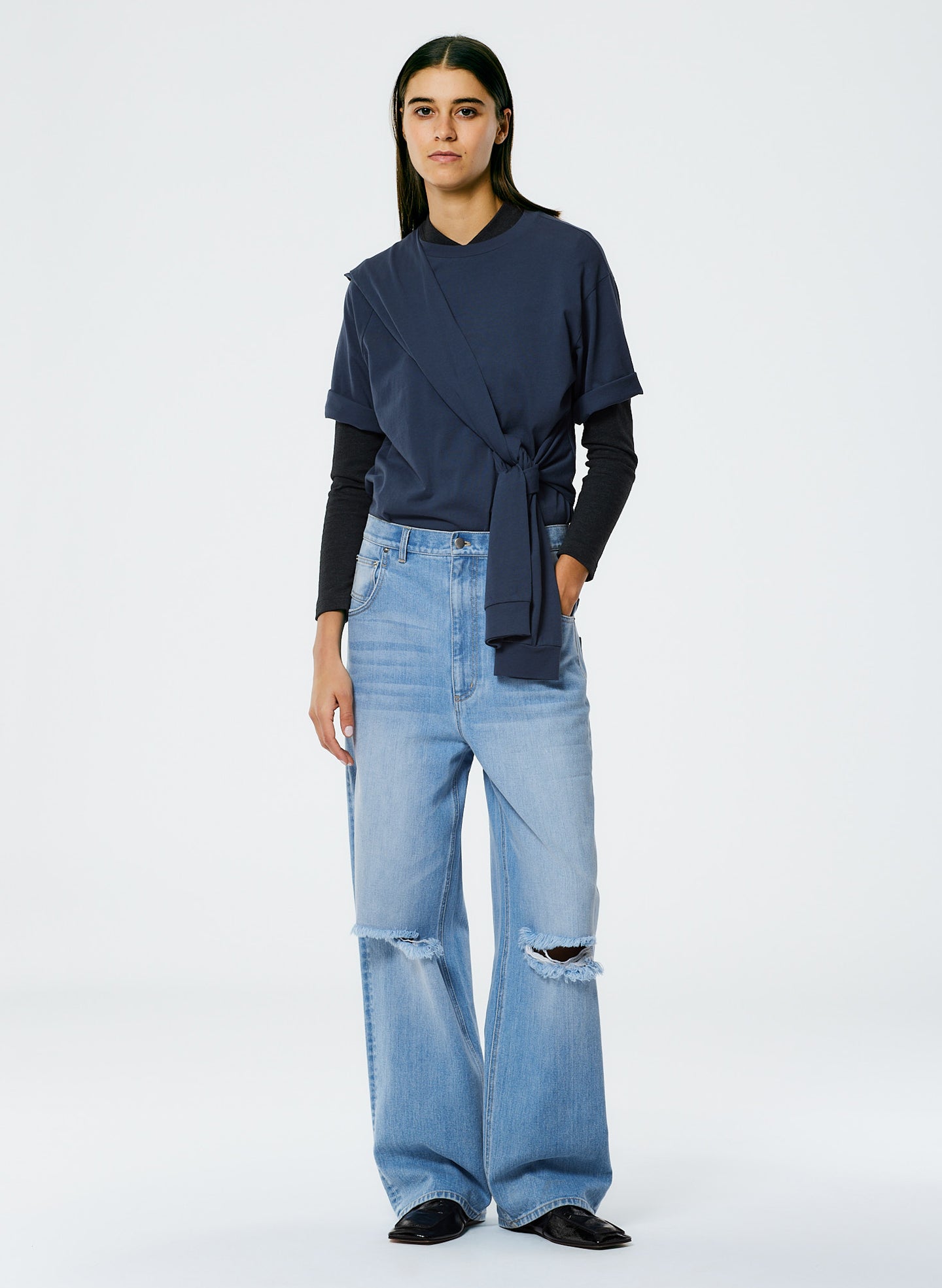 Ryder's デニムパンツ Vintage Wash Denim Ryder Jean – Tibi Official