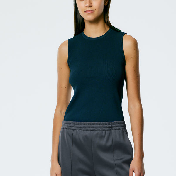 Giselle Stretch Sweater Circle Openback Pullover – Tibi Official