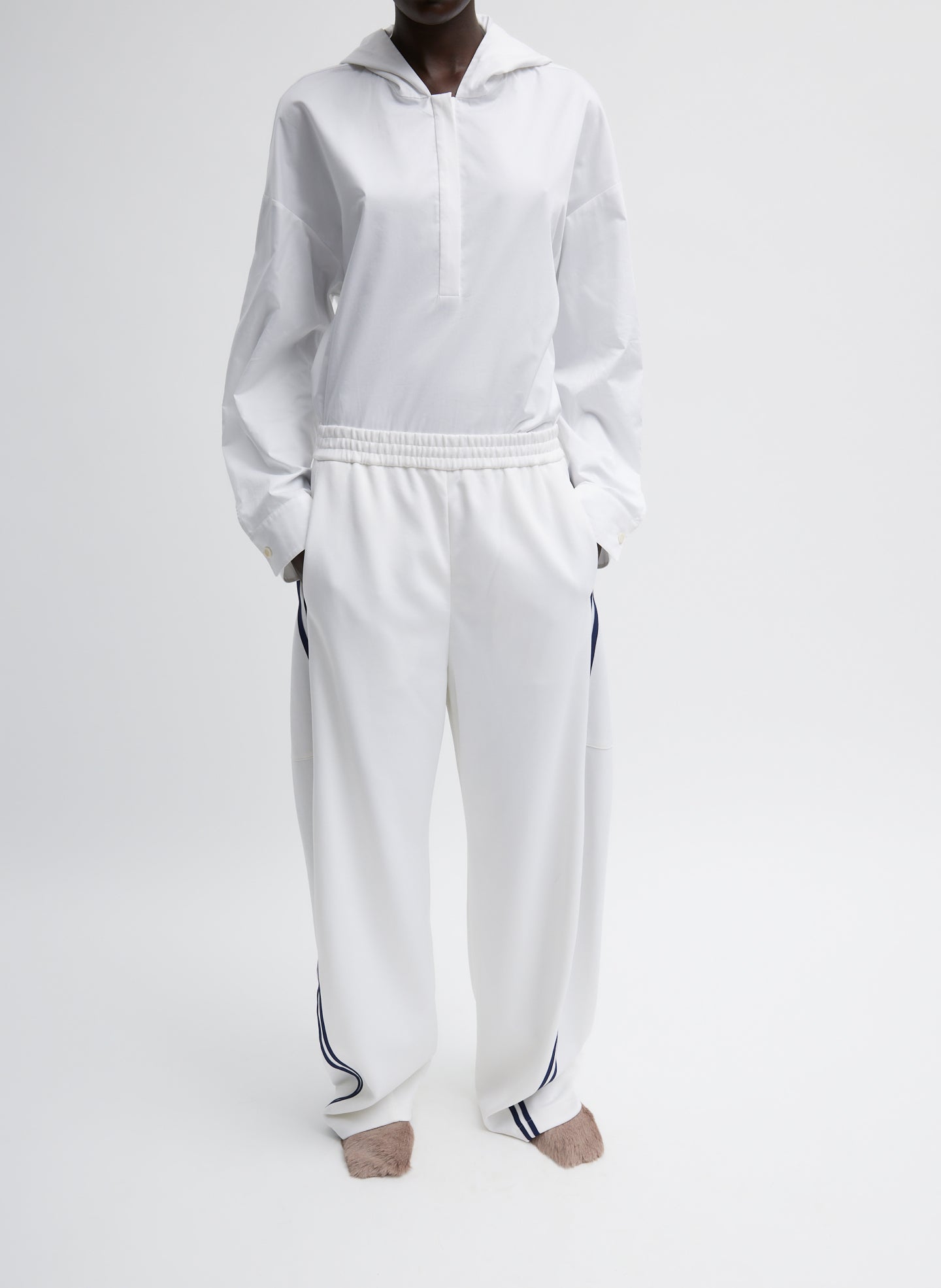 Active Knit Winslow Pant - White-1