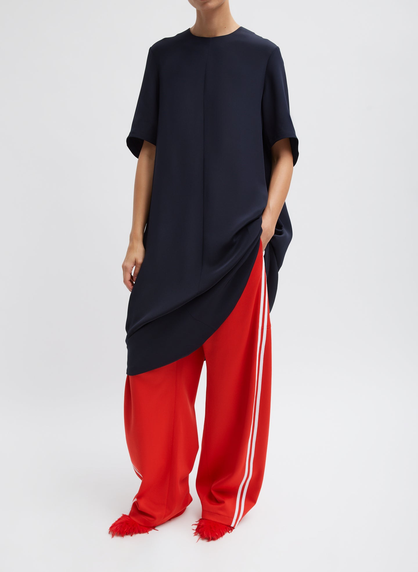 4-Ply Silk T-Shirt Dress – Tibi Official