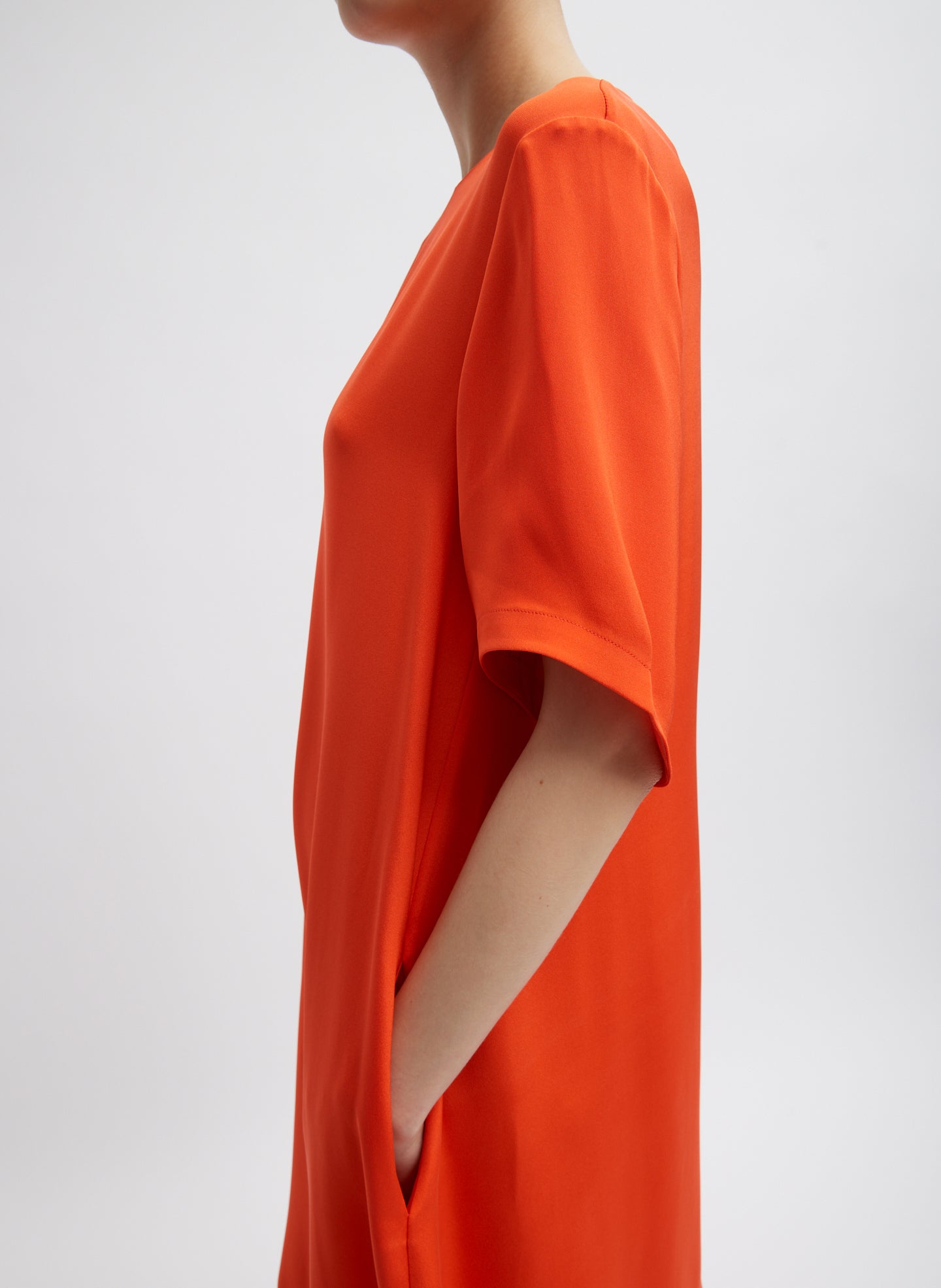 4-Ply Silk T-Shirt Dress 4-Ply Silk T-Shirt Dress