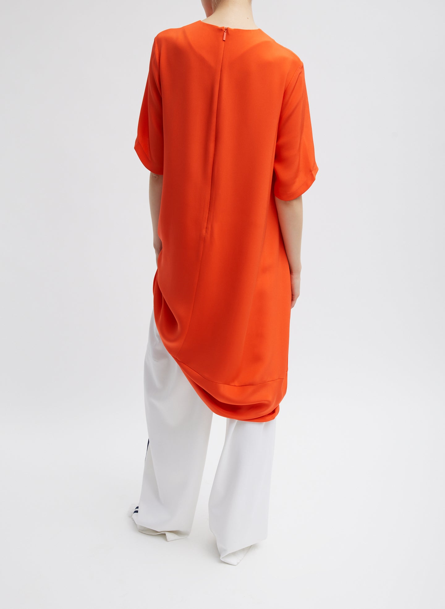 4-Ply Silk T-Shirt Dress Tibi Official 4-Ply Silk T-Shirt Dress Tibi Official