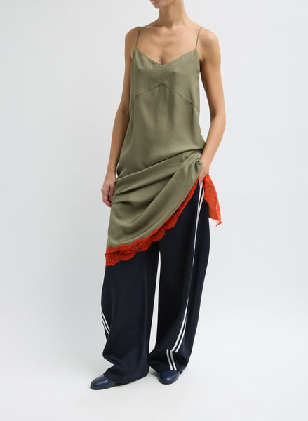 Lace Applique Slip Dress – Tibi Official