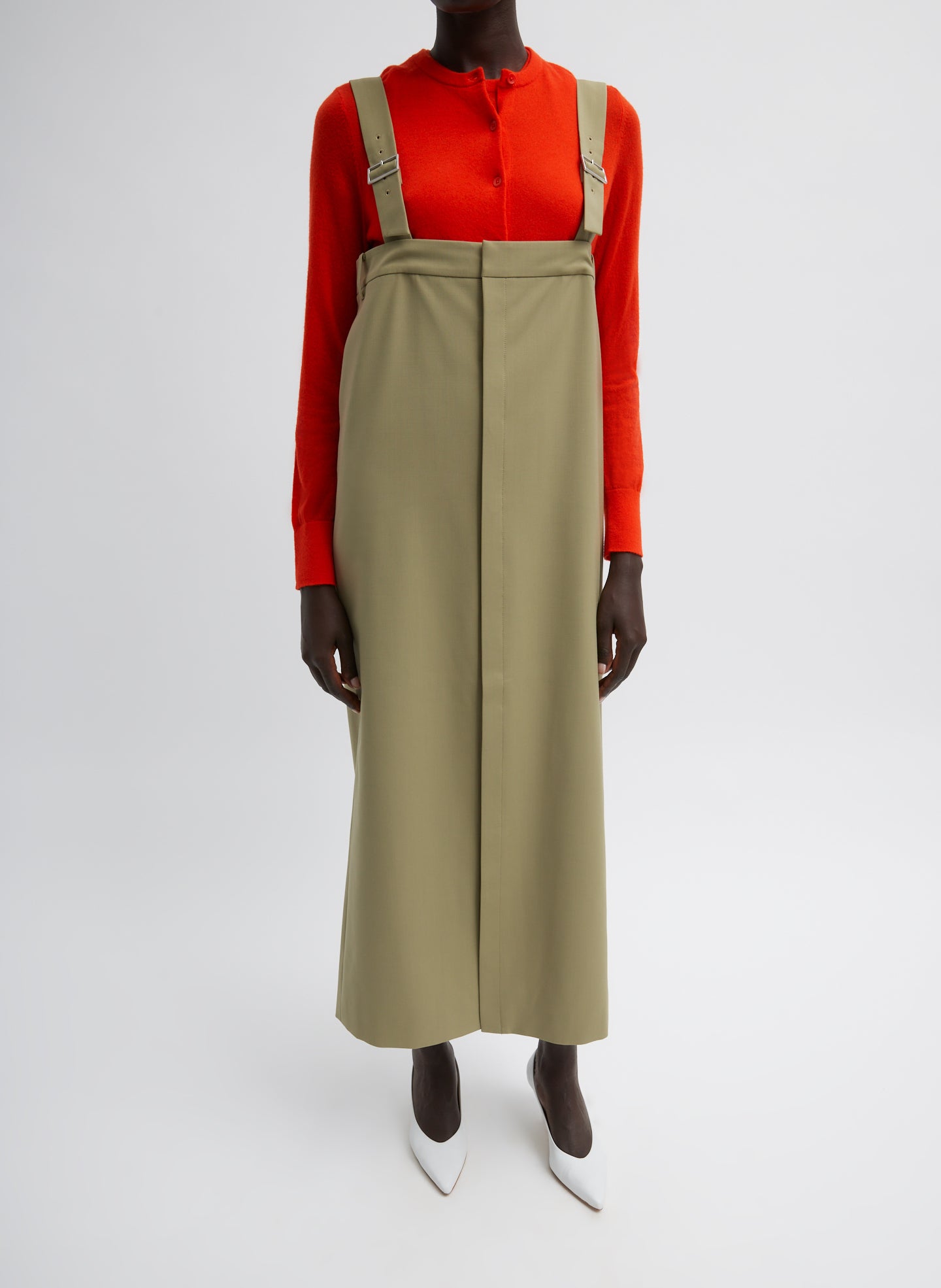 Tropical Wool Convertible Overall Skirt Tibi Official Tropical Wool Convertible Overall Skirt Tibi Official