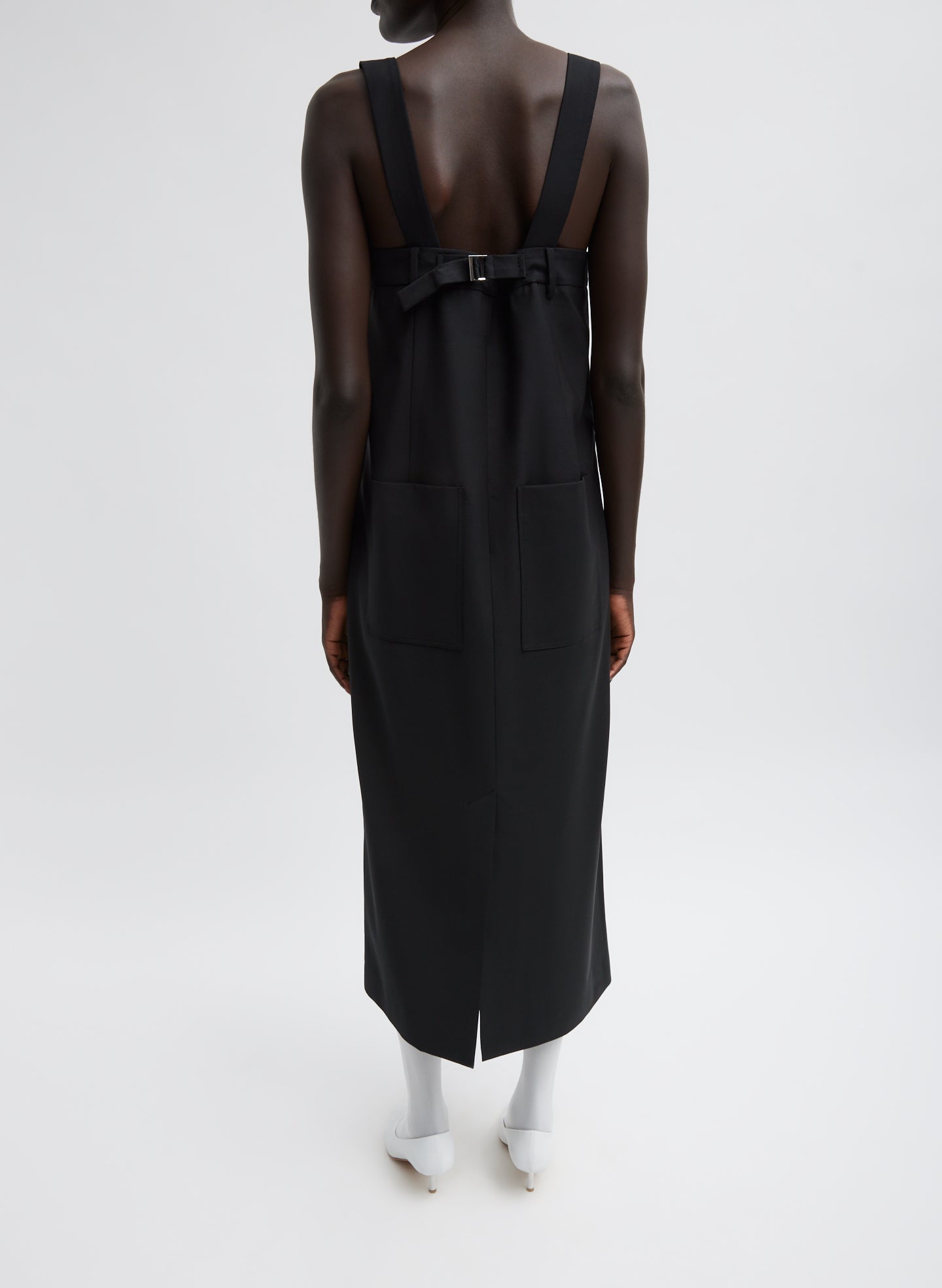 Tropical Wool Convertible Overall Skirt Tibi Official Tropical Wool Convertible Overall Skirt Tibi Official