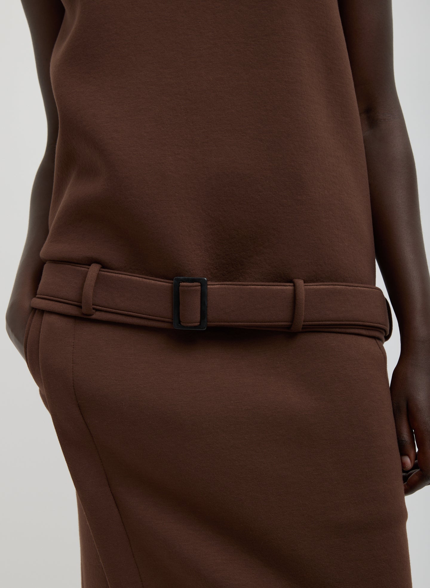 Bonded Viscose Tank Top Brown / S / R125BV7945