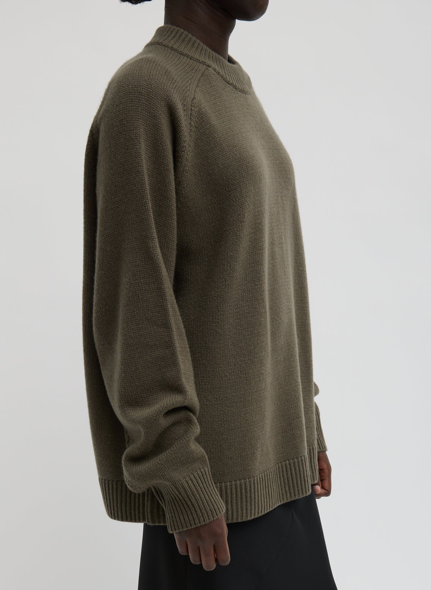 DECEMBERMAY　ニット　Ｌ Cashmere Crewneck Oversized Pullover Sweater – Tibi Official