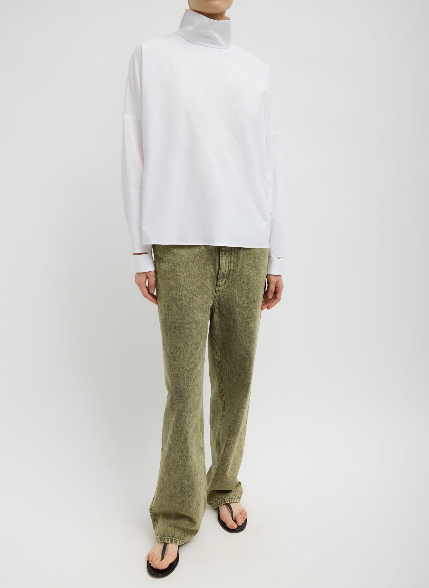 Lab Washed Denim Dennis Jean – Tibi Official