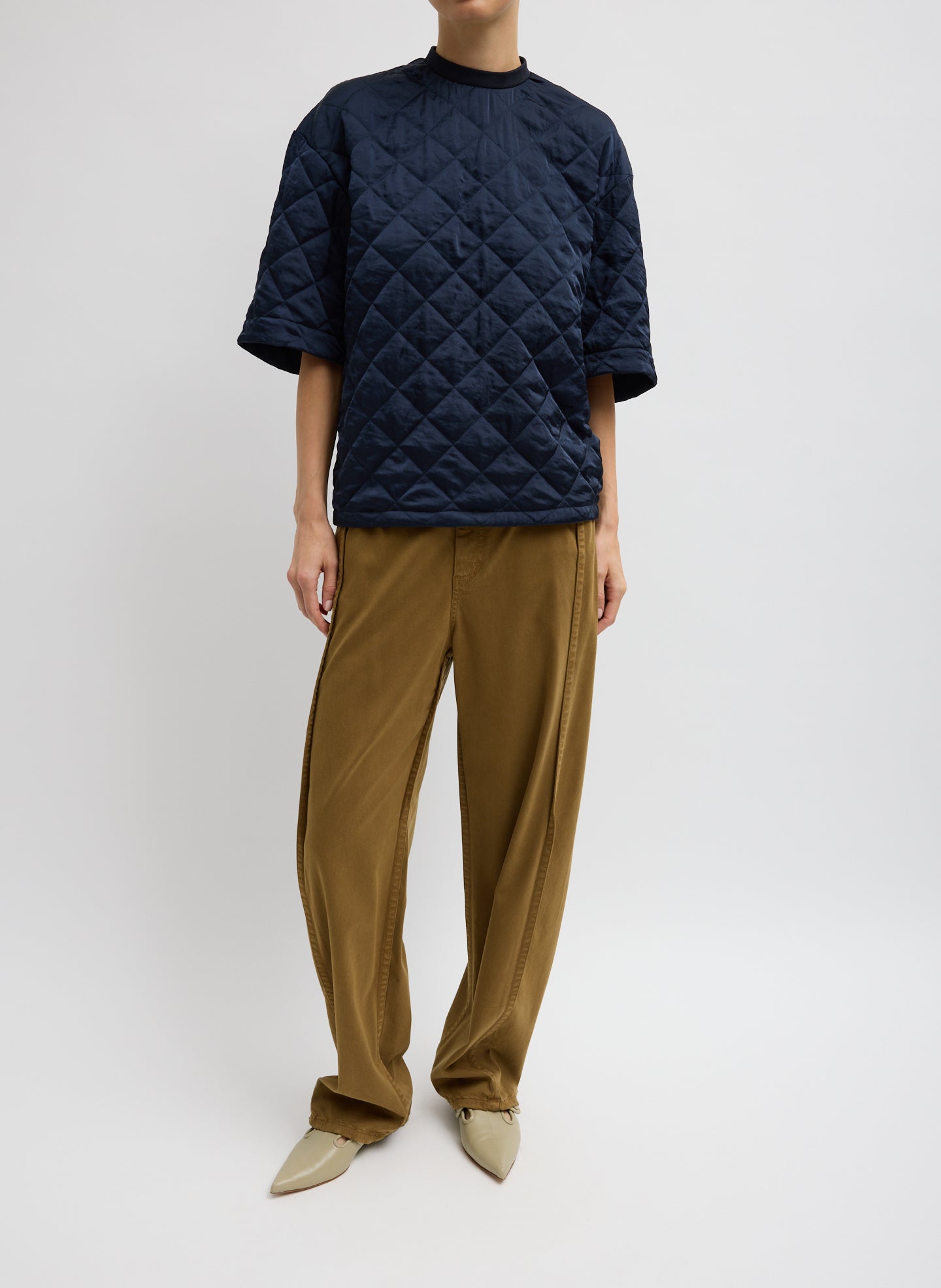 Cozy Quilting Anorak T-Shirt – Tibi Official