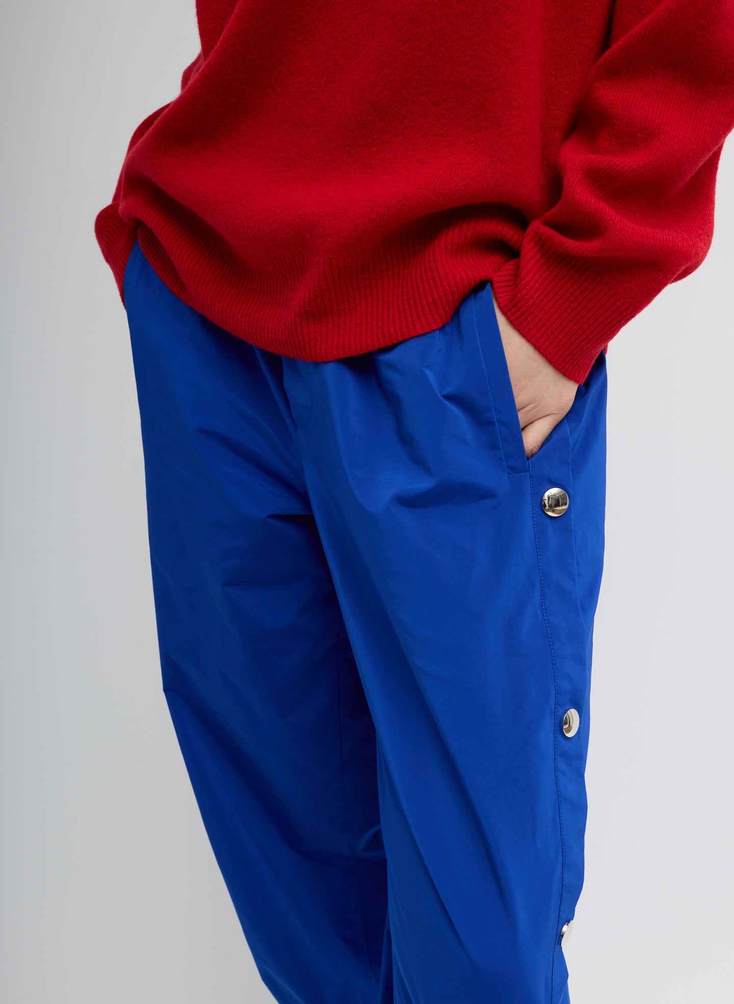 Nylon Snap Pull On Jogger – Tibi Official