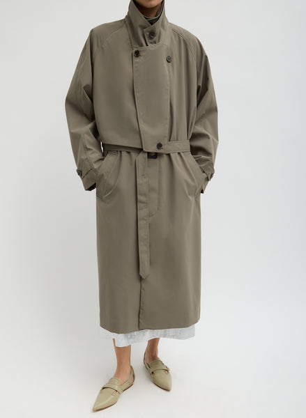Double Collar Frank Trench – Tibi Official