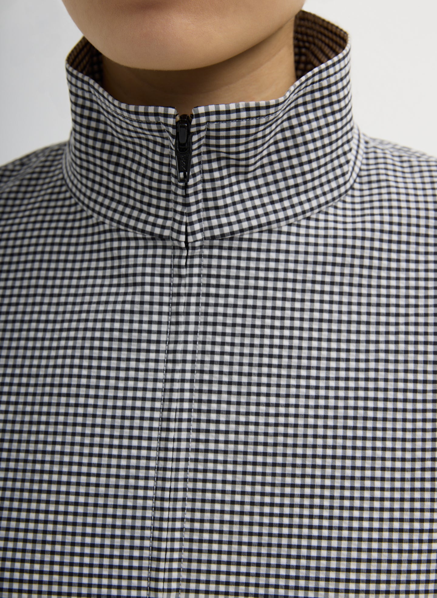 Tech Gingham Track Jacket – Tibi Official