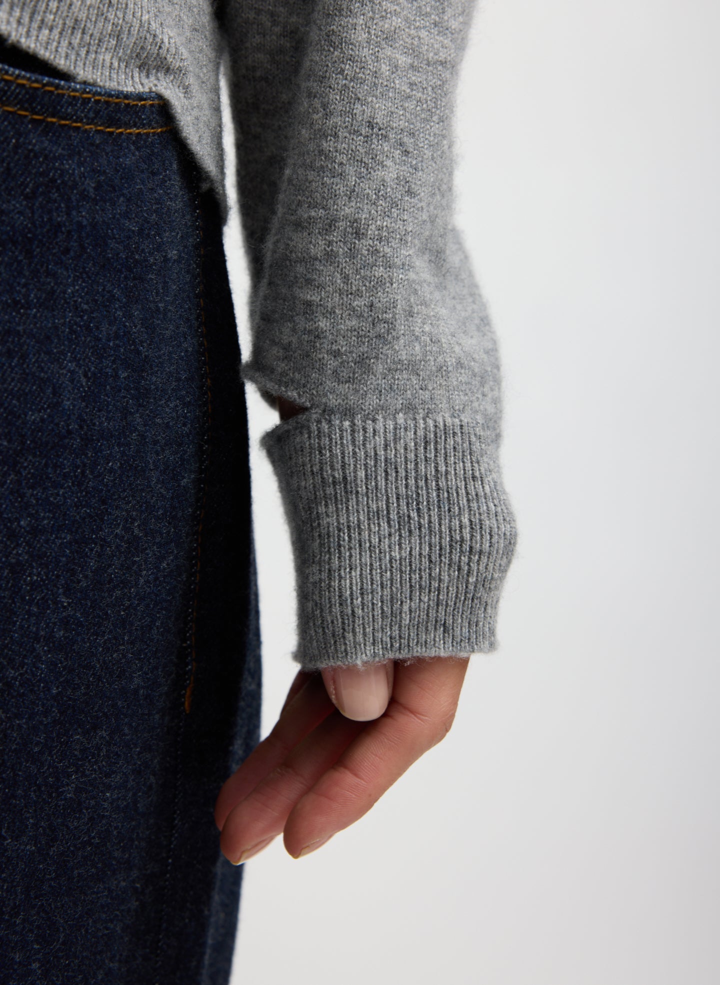 Washable Cashmere Turtleneck Sweater – Tibi Official