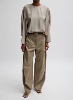 Garment Dyed Silky Cotton Sid Chino Pant Acorn-3