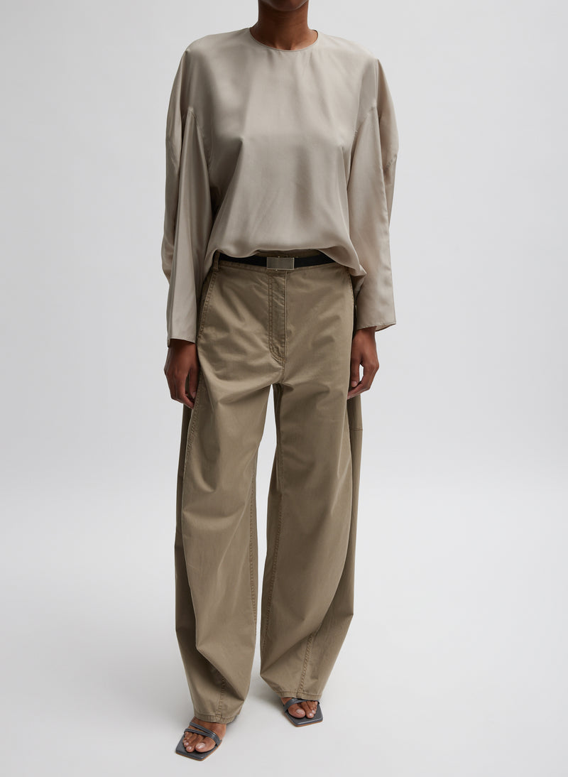 Garment Dyed Silky Cotton Sid Chino Pant – Tibi Official