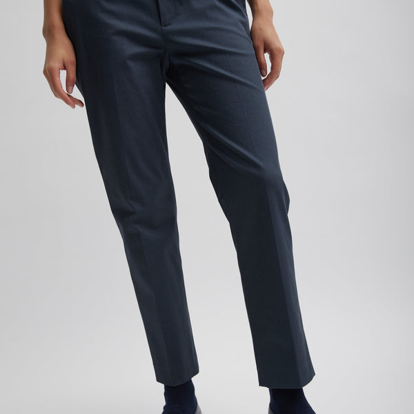 Oliver Cotton Stretch Tricotine Lennon Ankle Pant – Tibi Official