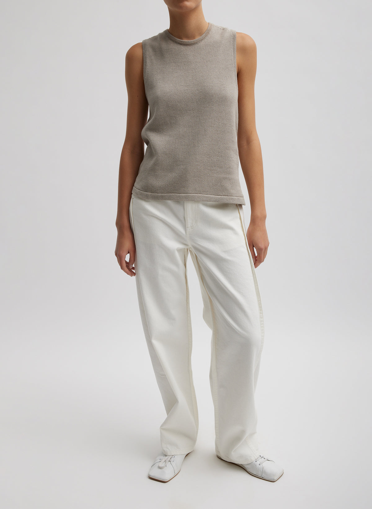 Criss-Cross Soft Tunic Sweater