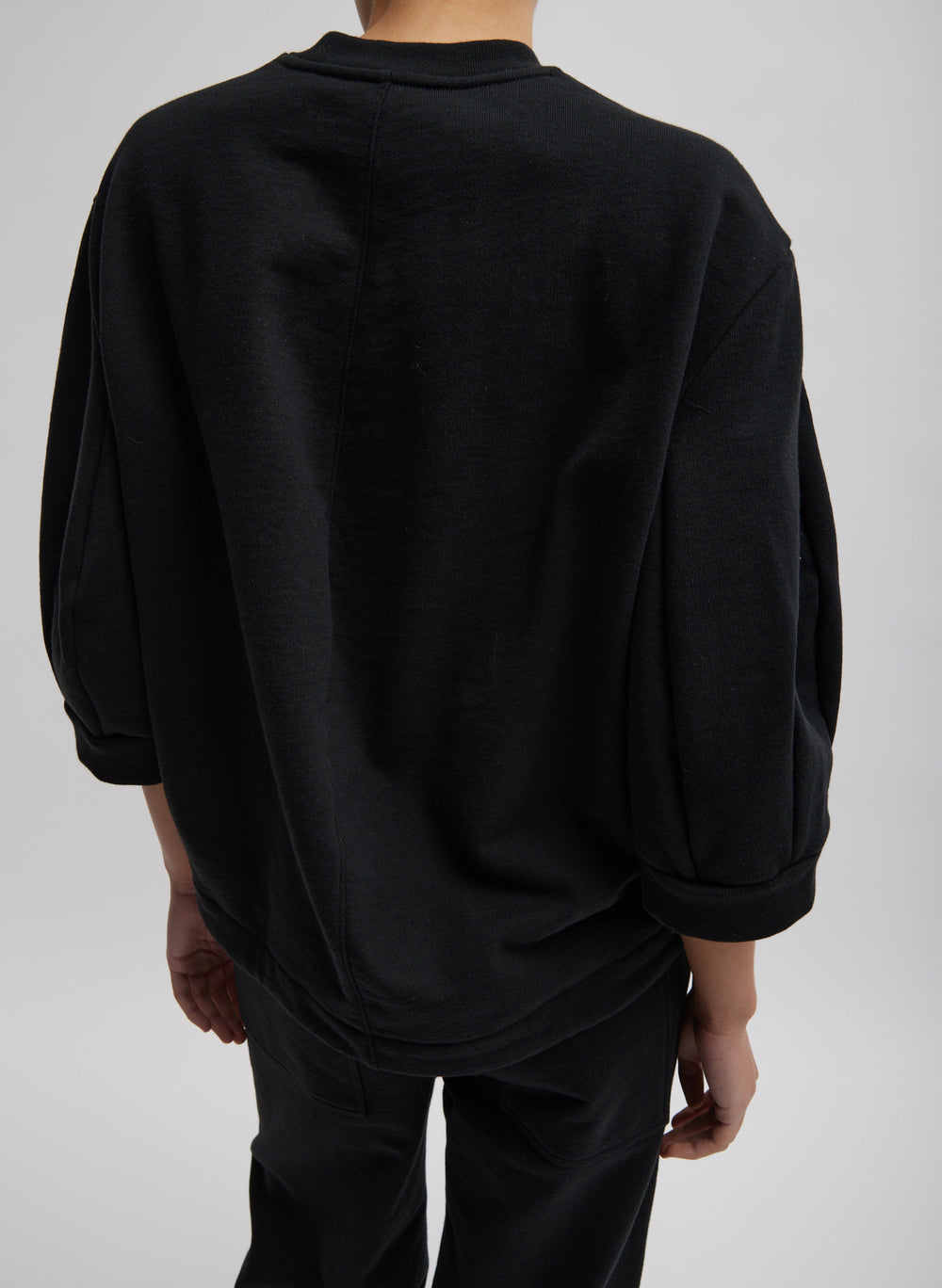 Sculpted Short Sleeve Sweatshirt – Tibi Official
