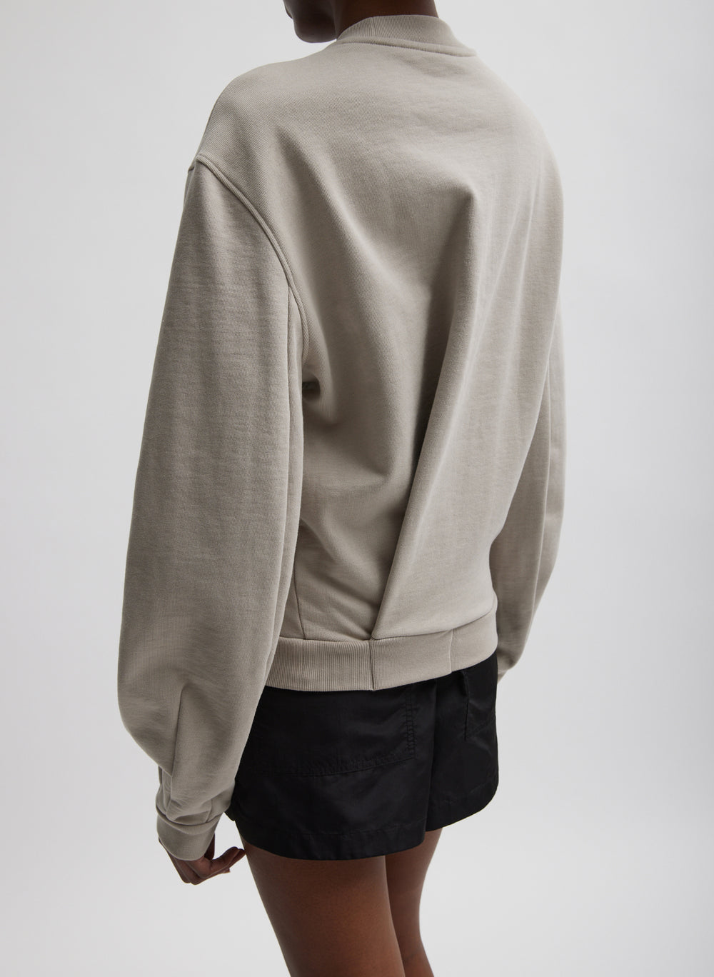 Sculpted Long Sleeve Sweatshirt – Tibi Official