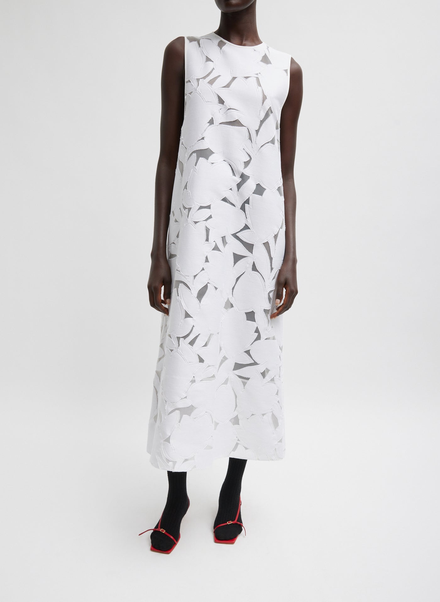 Tibi Acetate Strappy Jalouise Dress main image 1