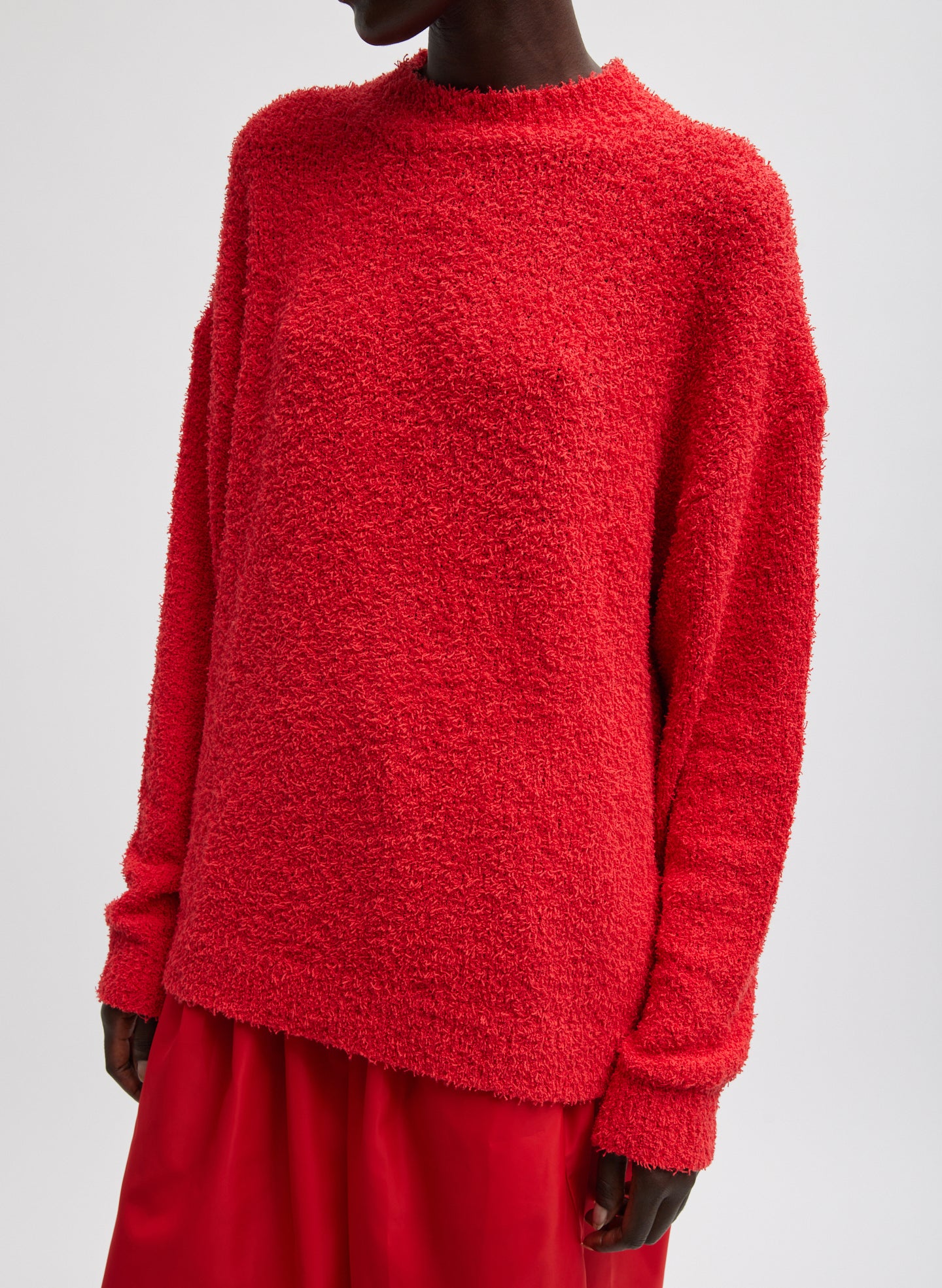 Serviette Crewneck Easy Pullover - Red-1