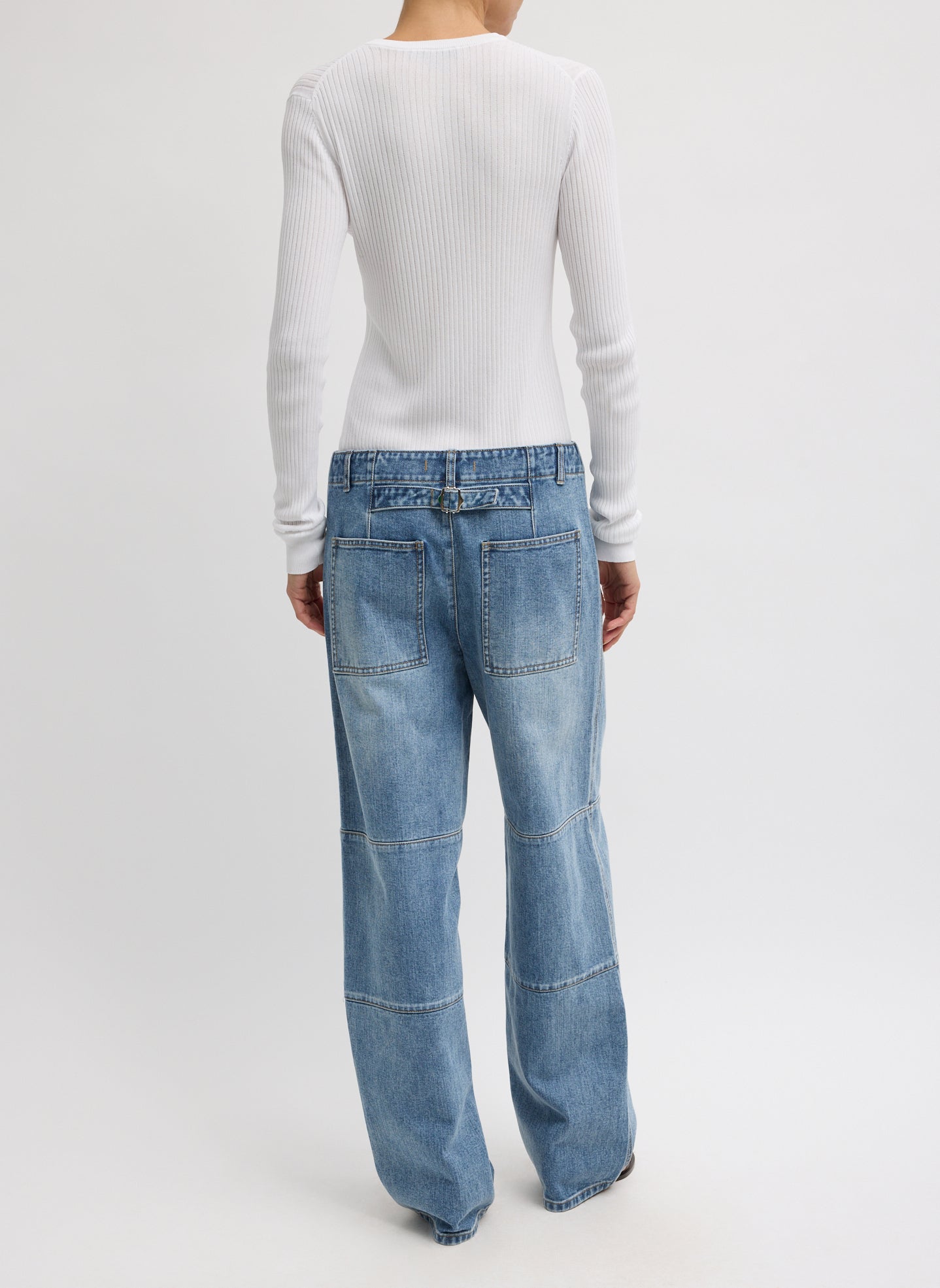 Classic Wash Denim Fischer Jean – Tibi Official