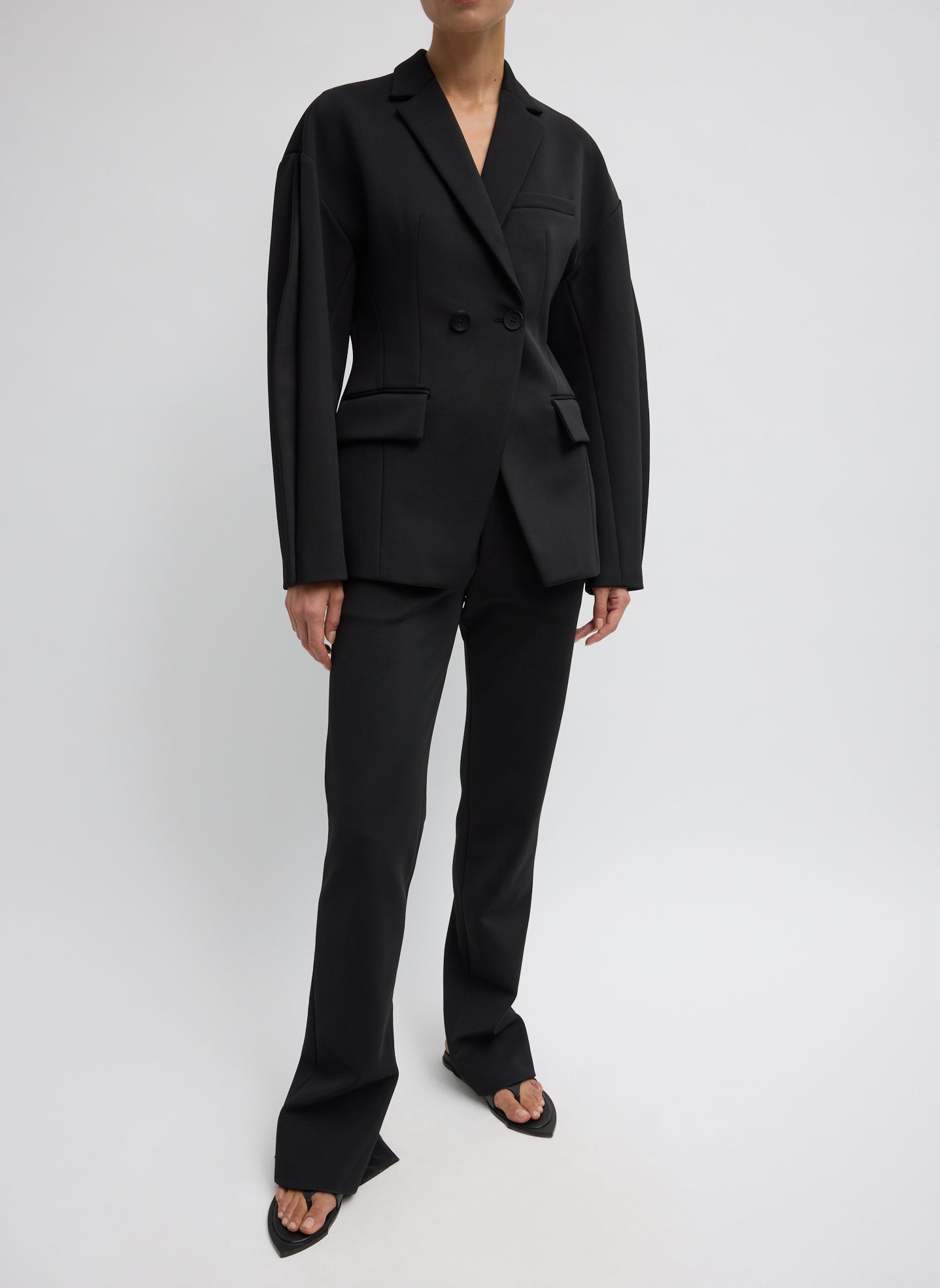 トゥービーシックスーツ Spring Bonded Twill Sculpted Blazer – Tibi Official
