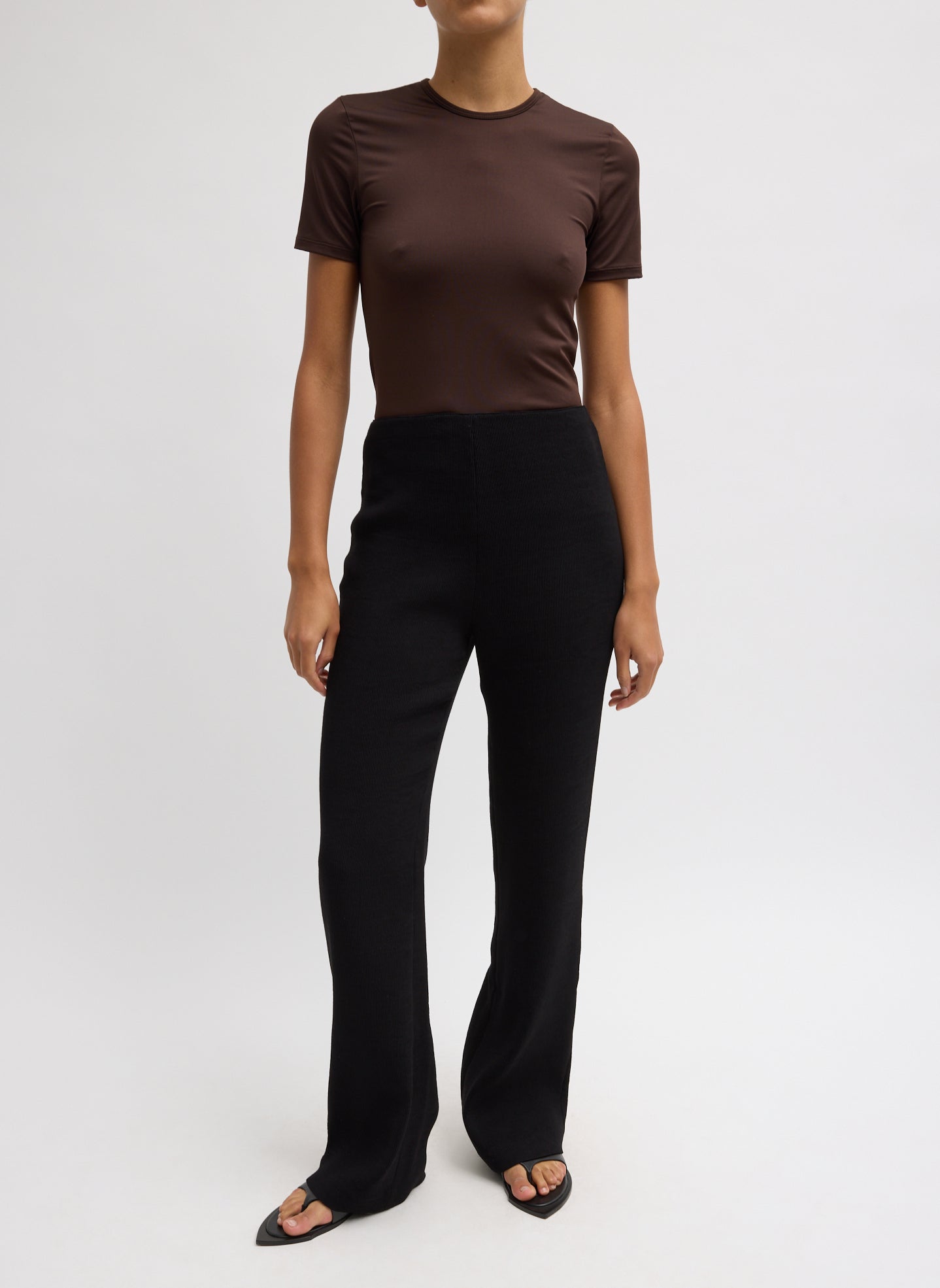Viscose Plisse Corbit Pant - Viscose Plisse Corbit Pant - front view on model