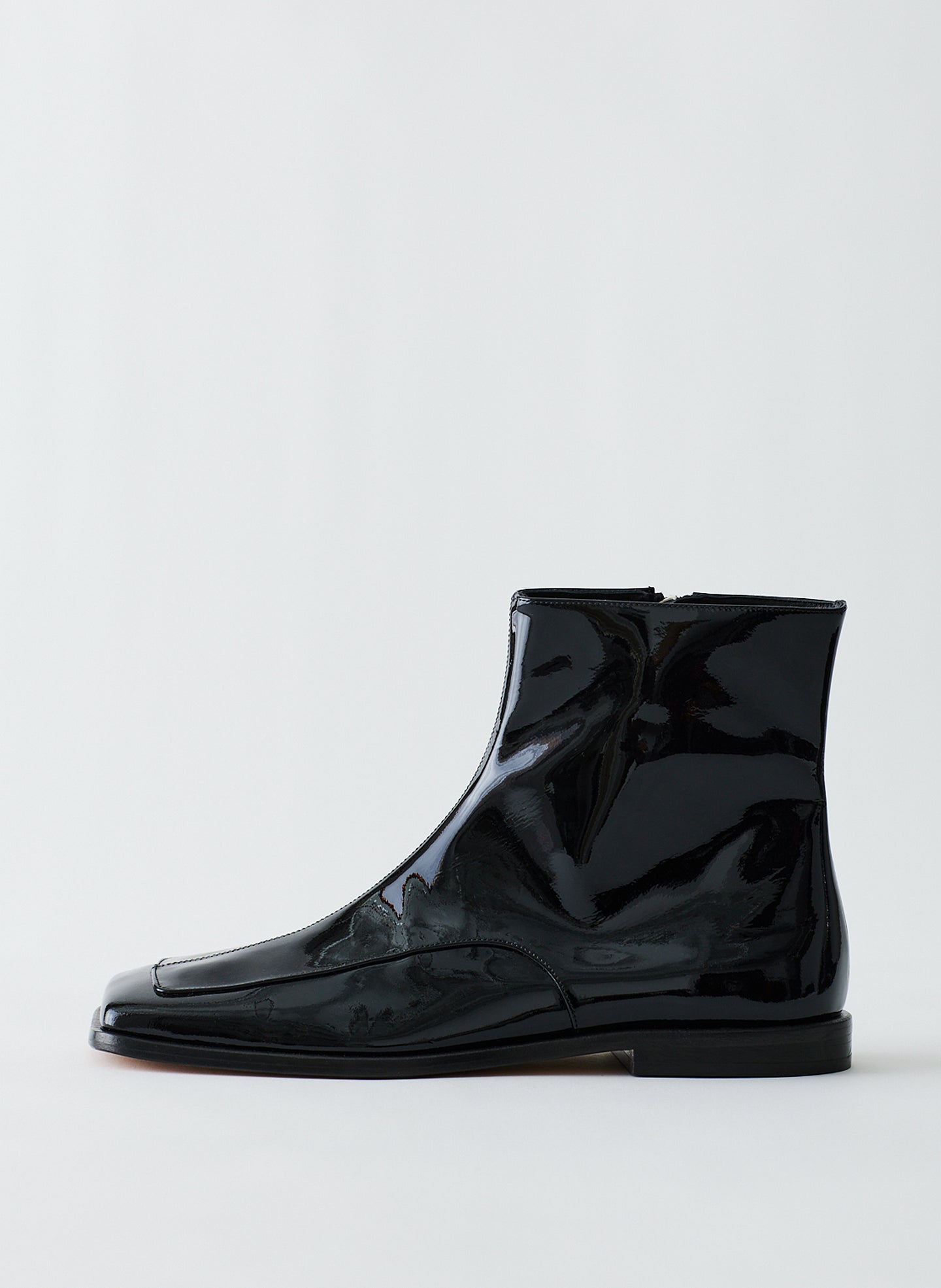 Patent Mario Low Boot - Black-1