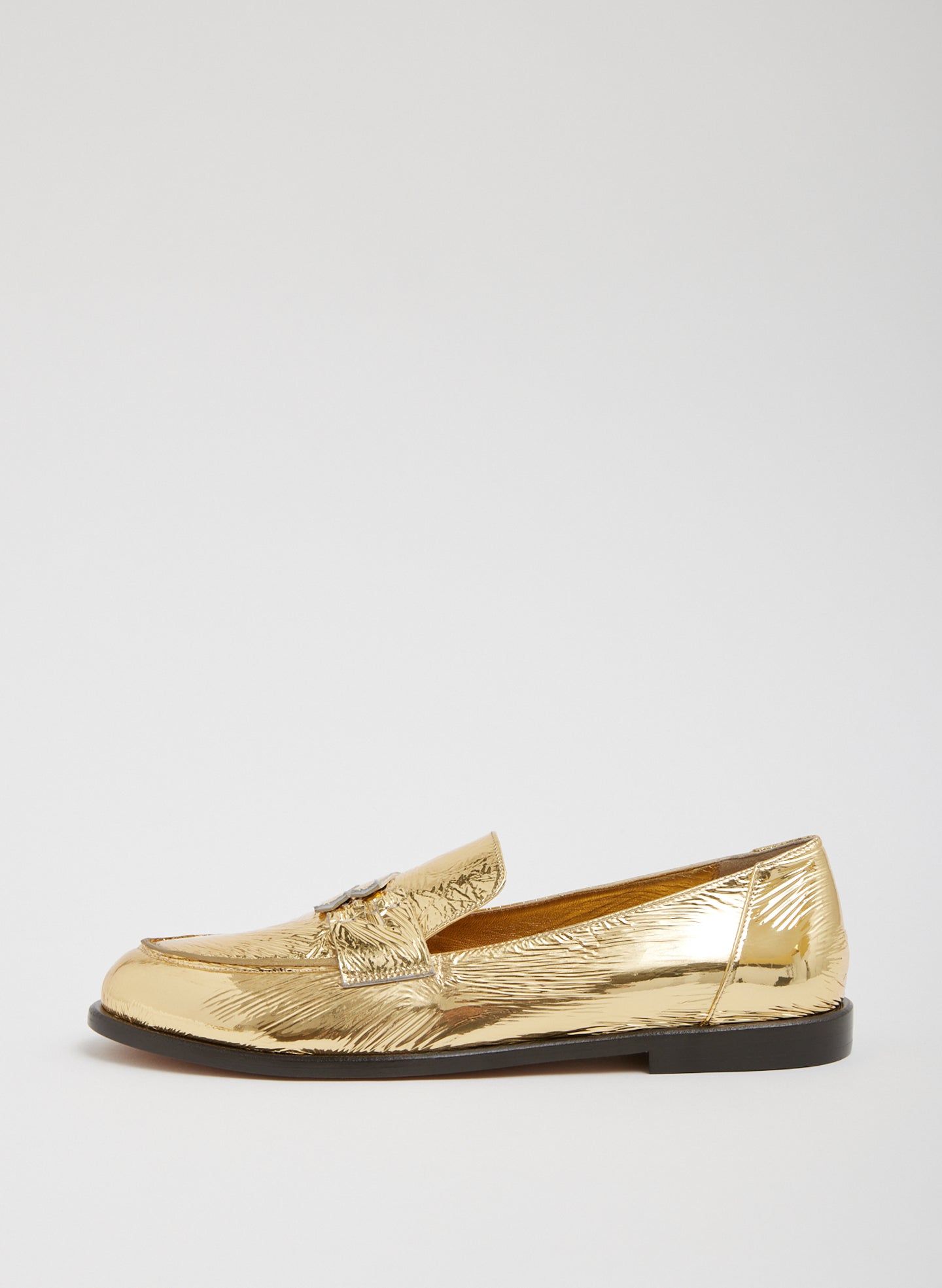 Nacho Metallic Loafer - Gold-1