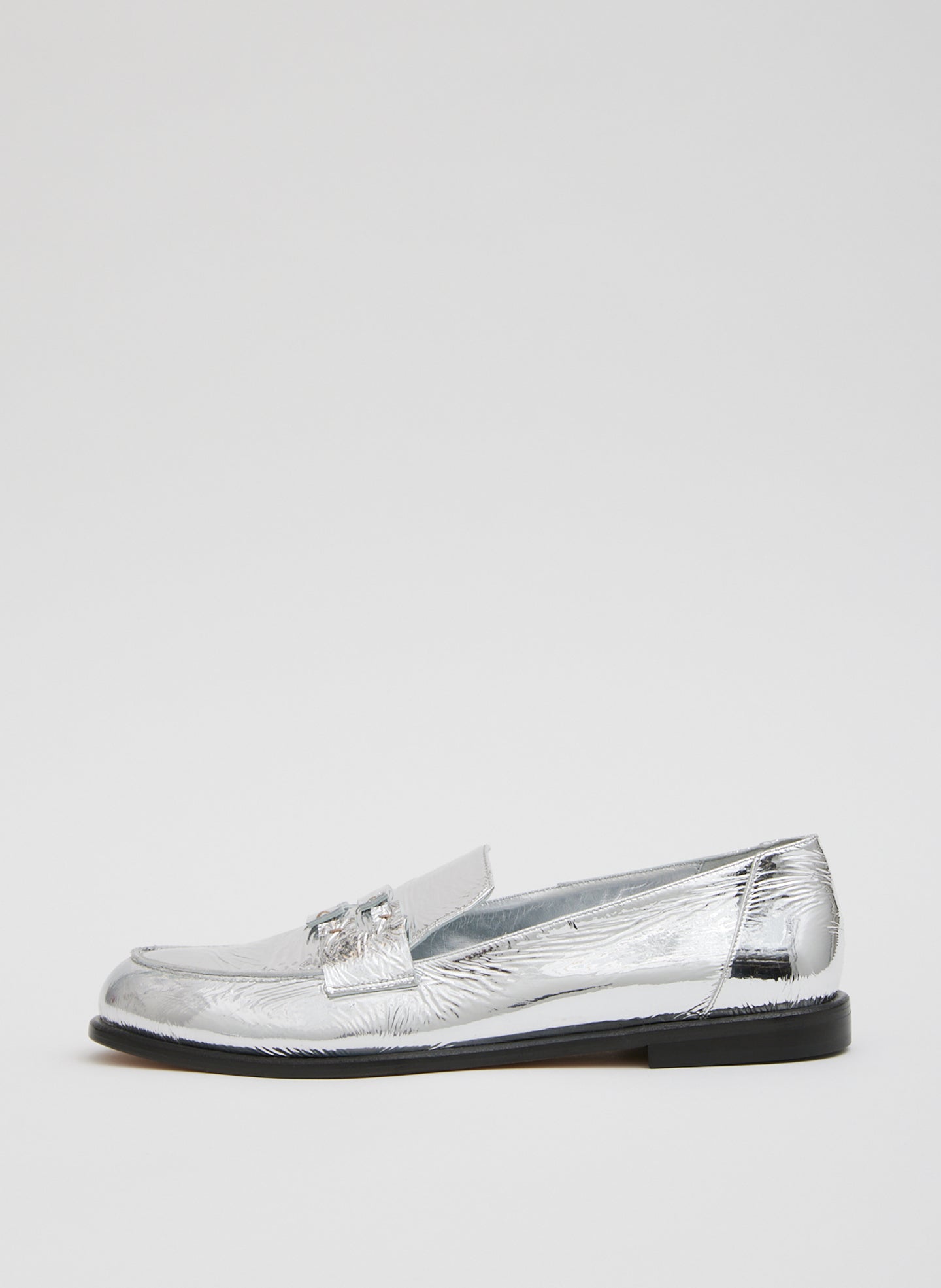 Nacho Metallic Loafer - Silver-1