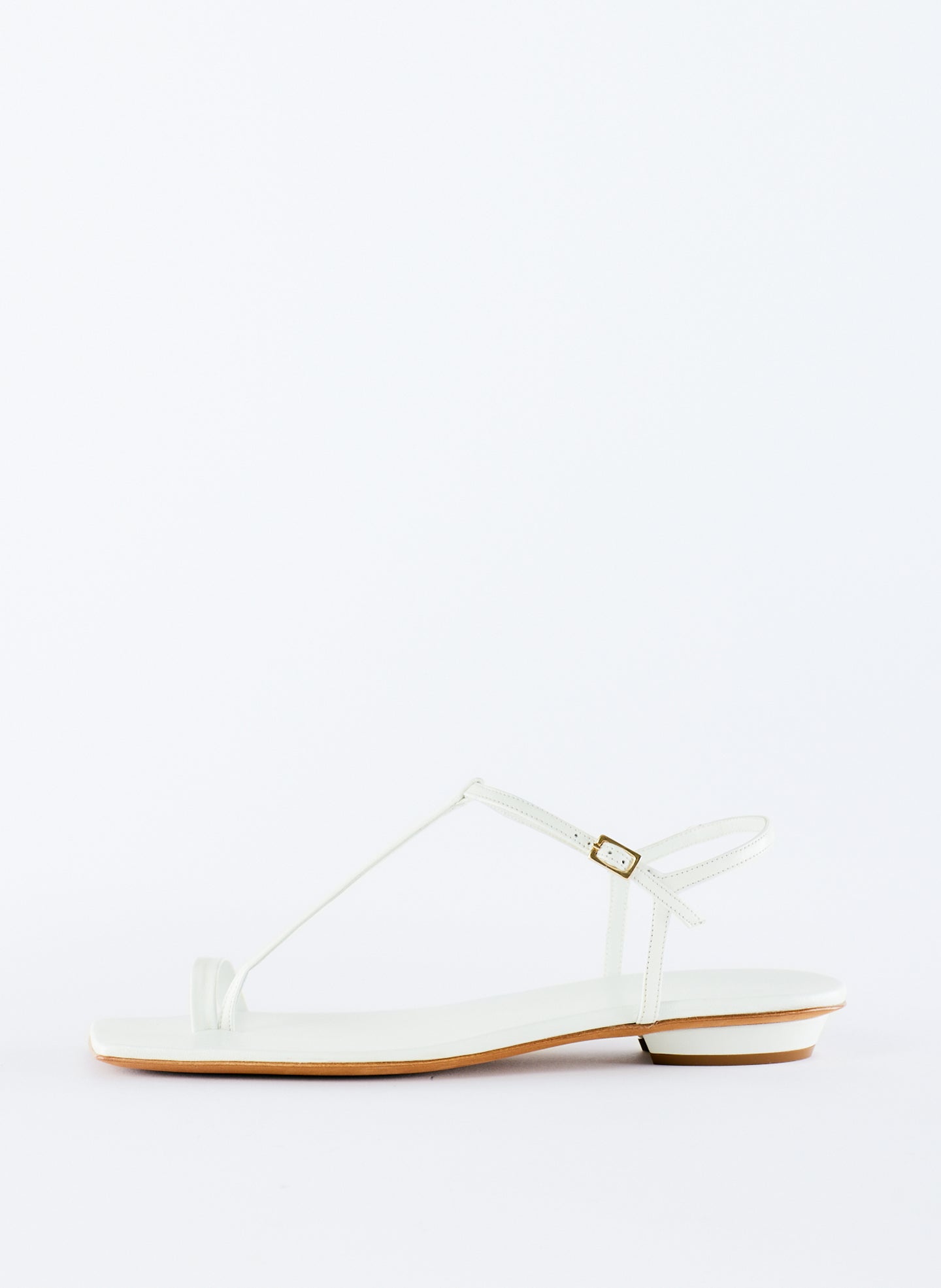 Barry Kidskin Sandal - Optic White-1