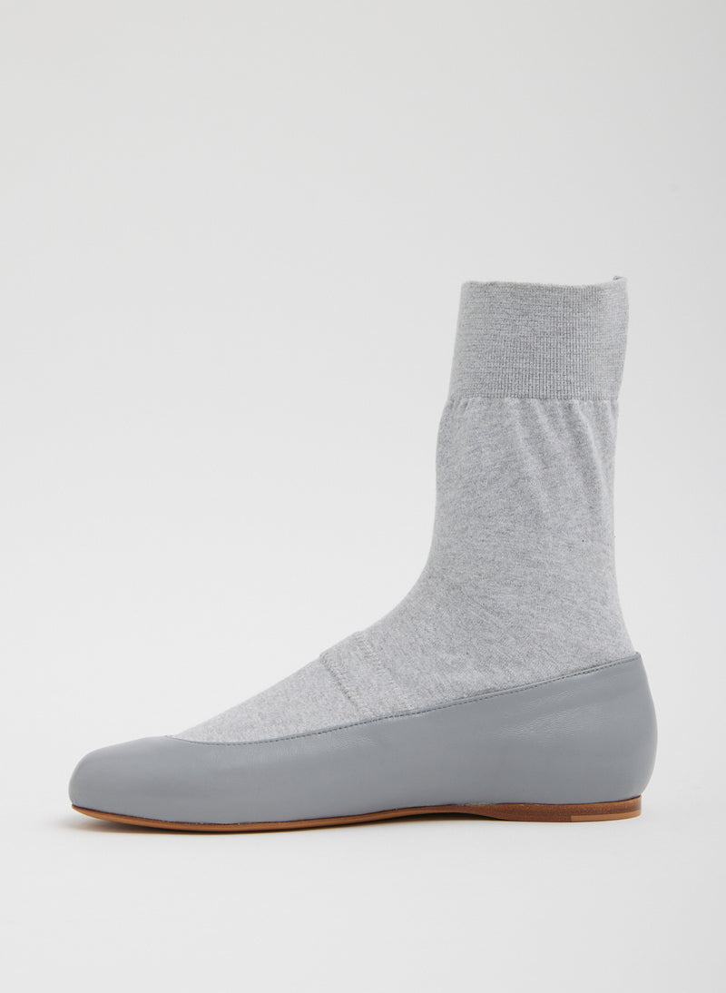 Borg Sock Shoe Grey-2