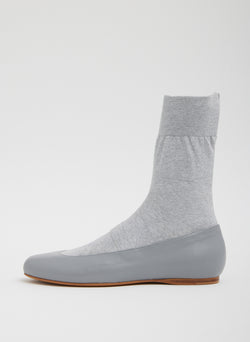 Borg Sock Shoe Grey-1