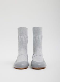 Borg Sock Shoe Grey-4