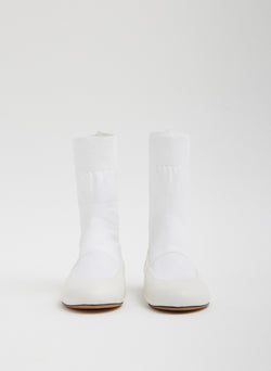 Borg Sock Shoe Optic White-4
