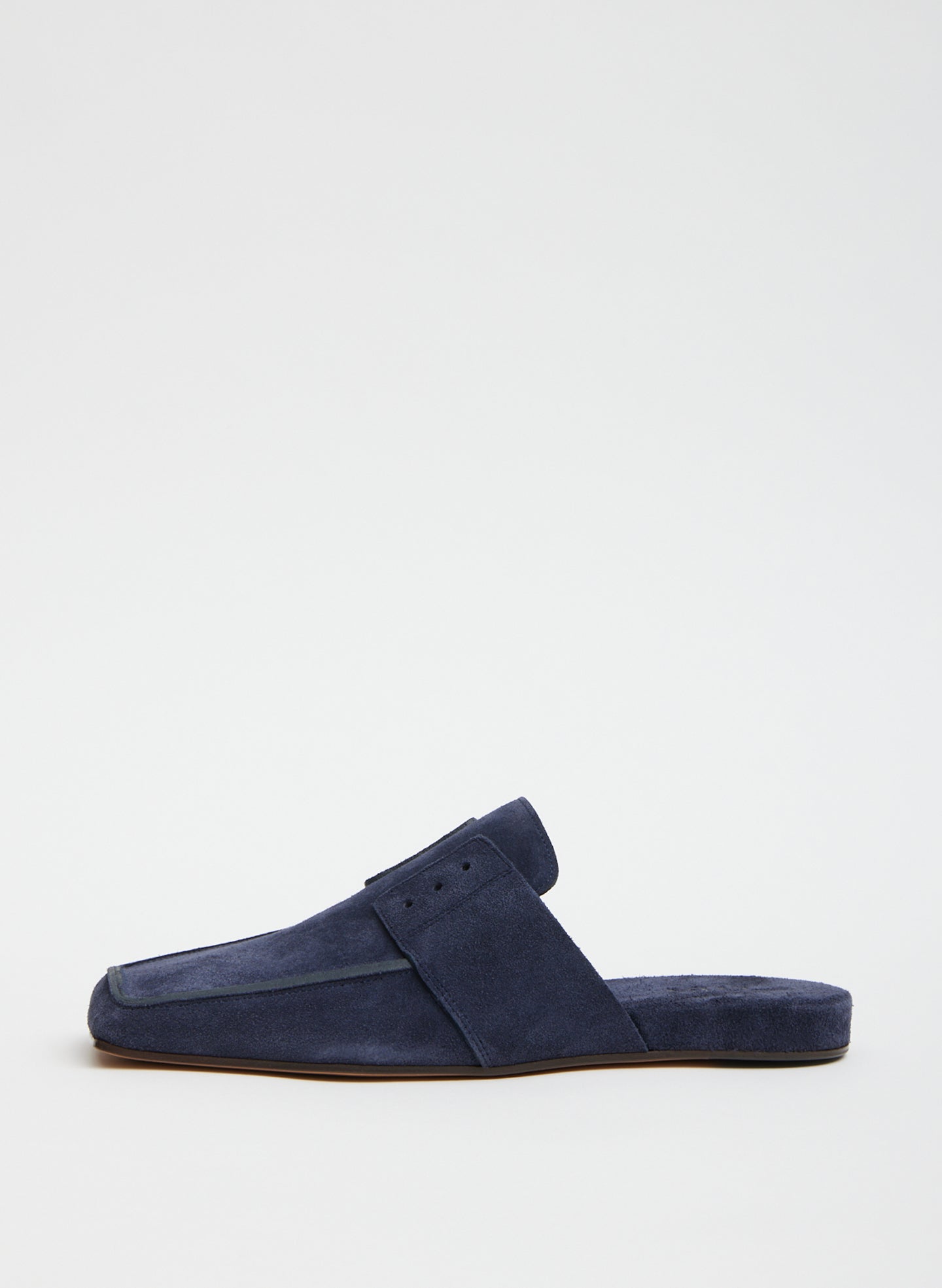 Suede Granger Slide - Navy-1