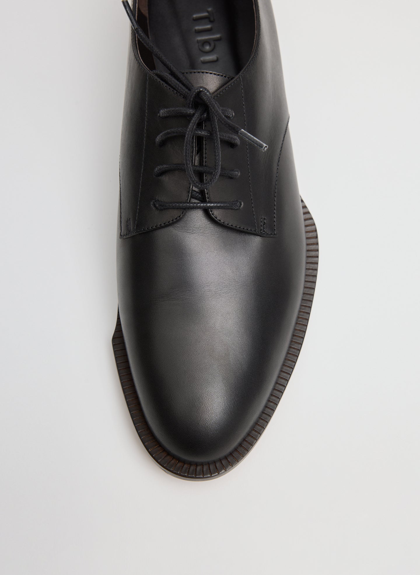 Black Leather Edgar Loafer - closeup
