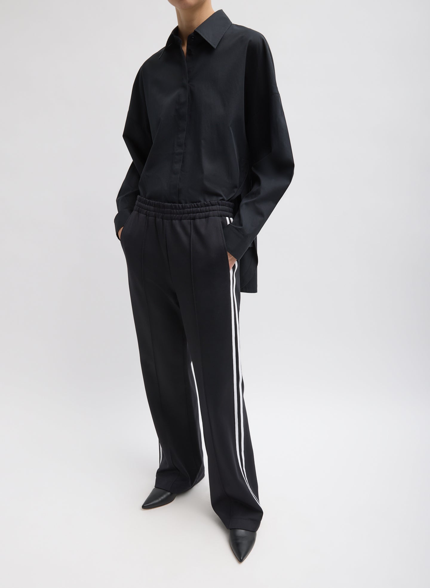 Active Knit Scottie Striped Jogger - BLACK MULTI - 1