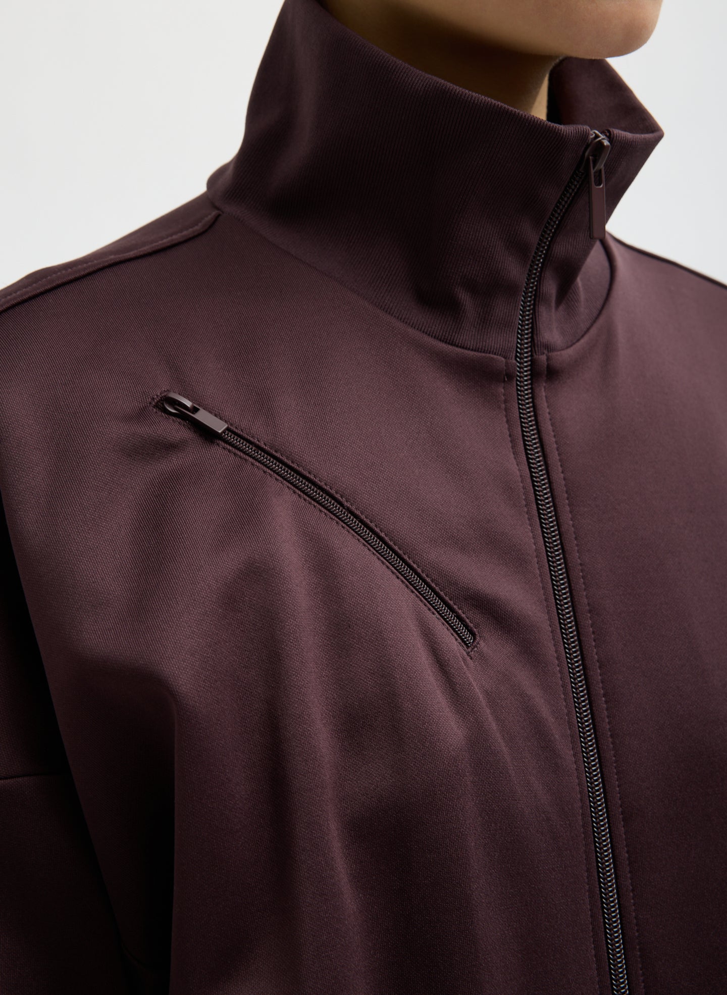 Active Knit Zipper Detailed Track Jacket – Tibi Official