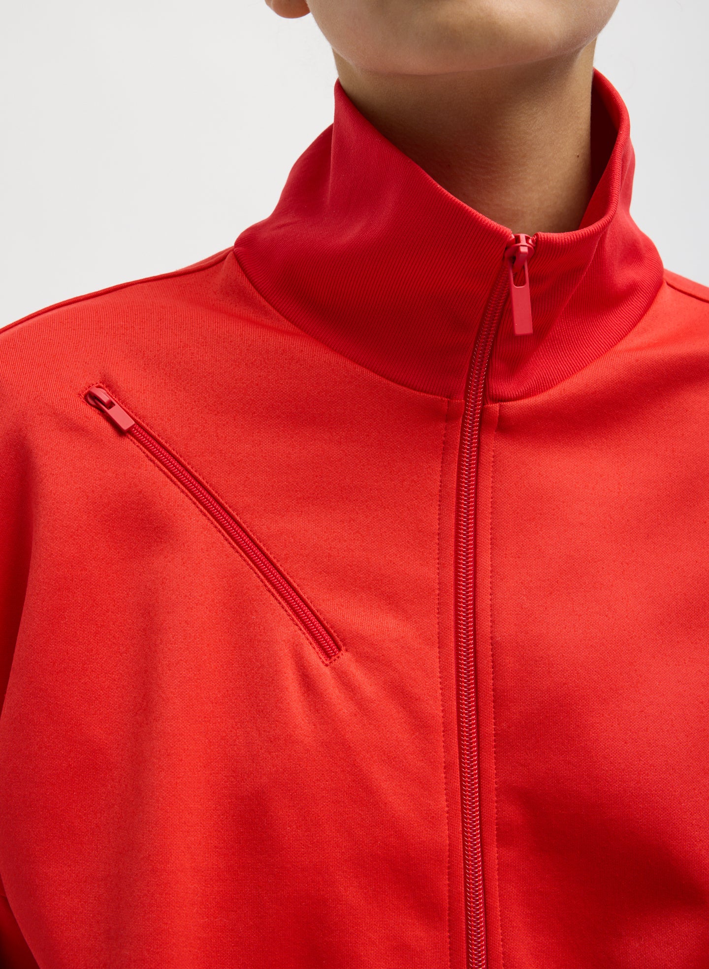 Active Knit Zipper Detailed Track Jacket – Tibi Official