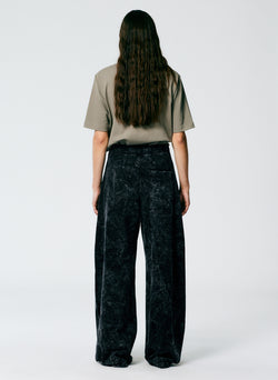 Acid Wash Sweatshirt Winslow Pant - Petite Black Multi-3