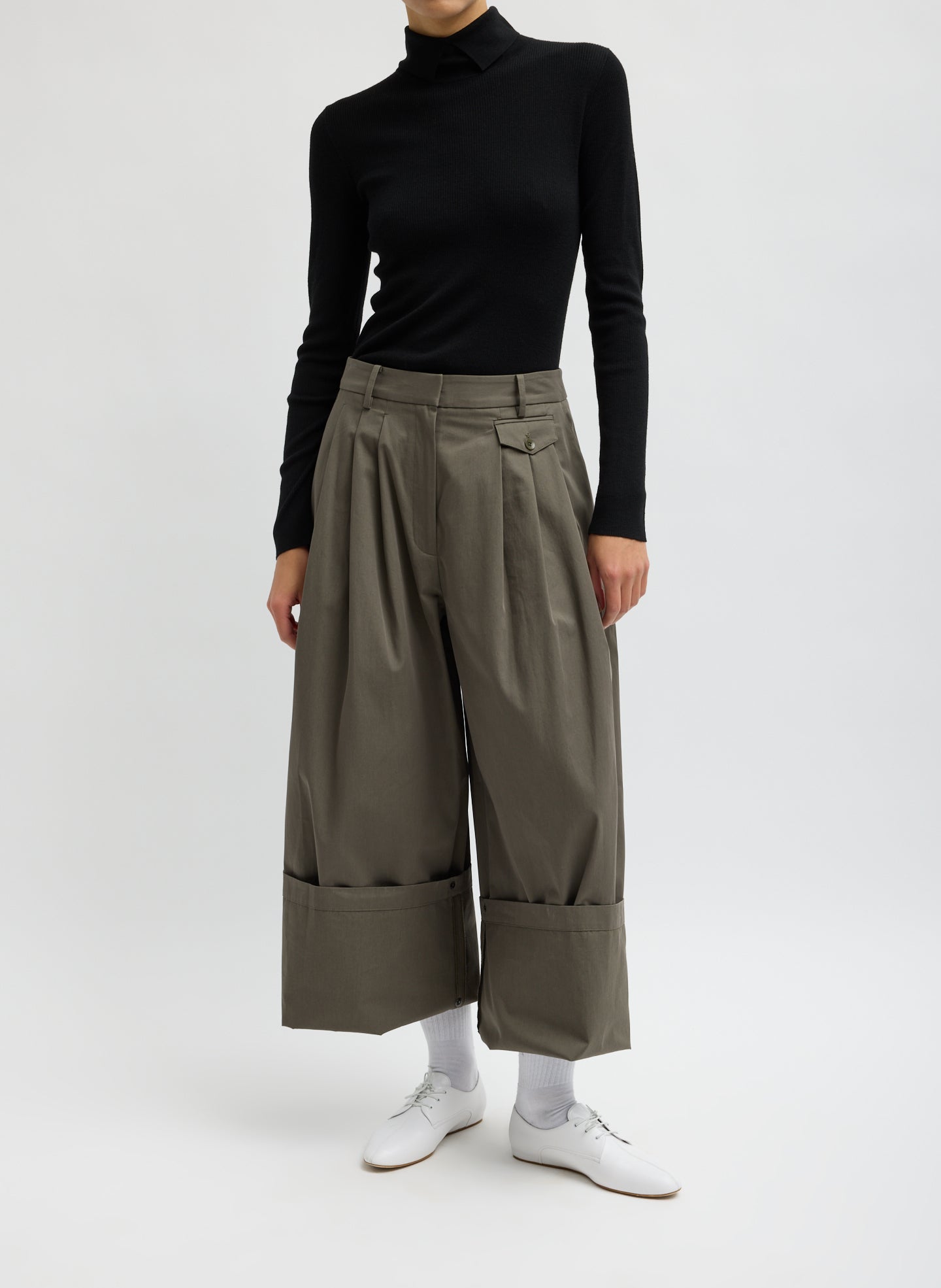 Bio Twill Triple Pleat Pant – Tibi Official