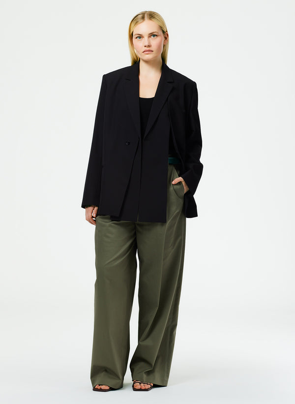 Refined Wool Tricotine Suiting Blazer – Tibi Official