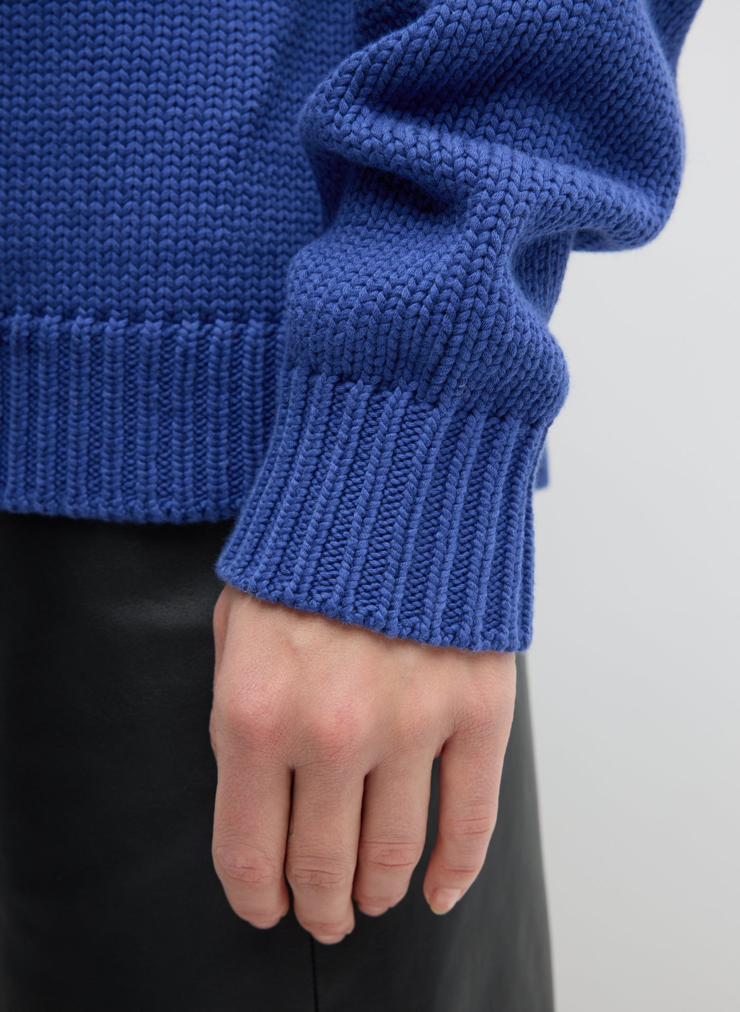 Cotton Wool Crewneck Easy Pullover – Tibi Official