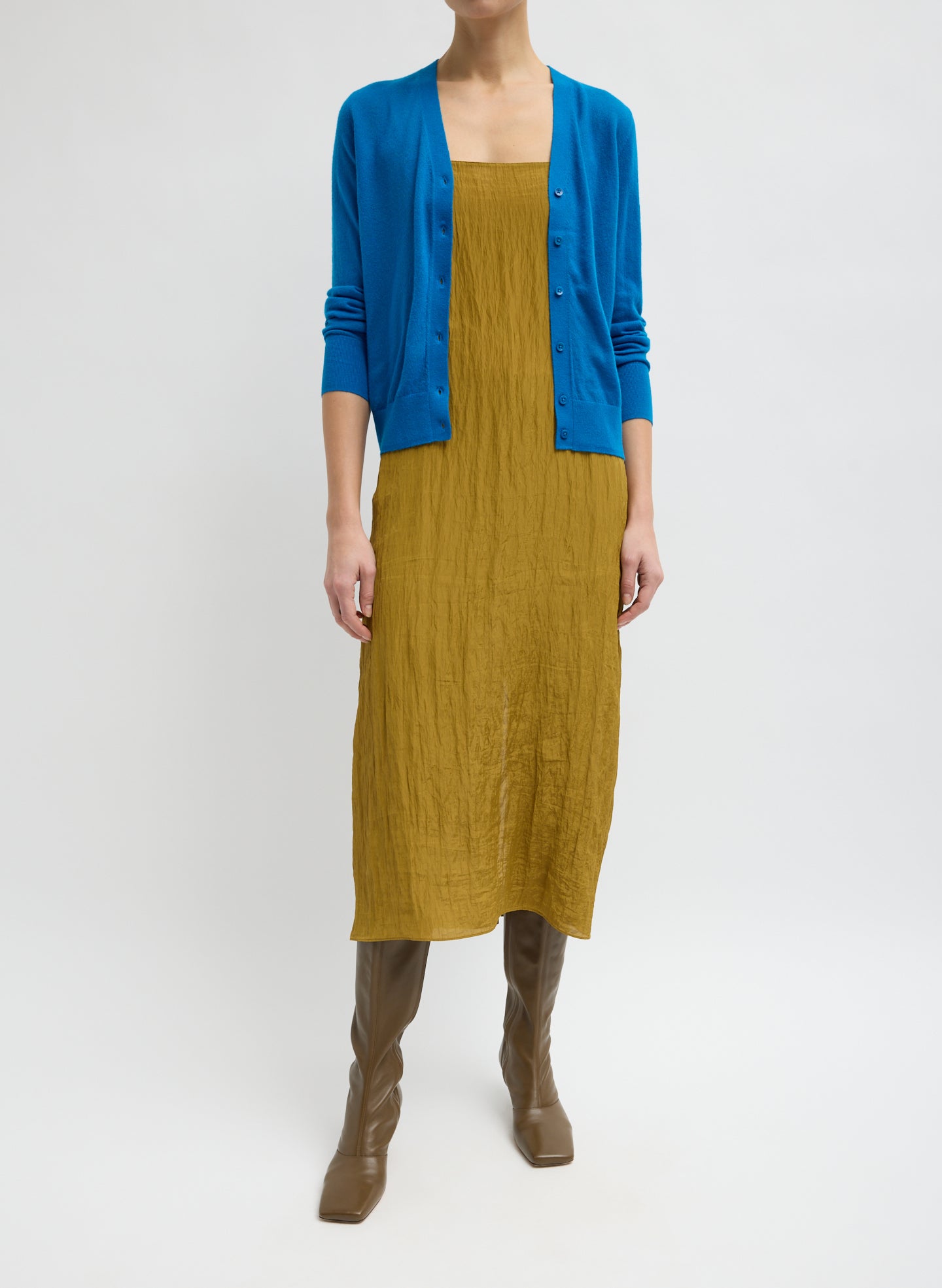 The Crinkle Slip Dress